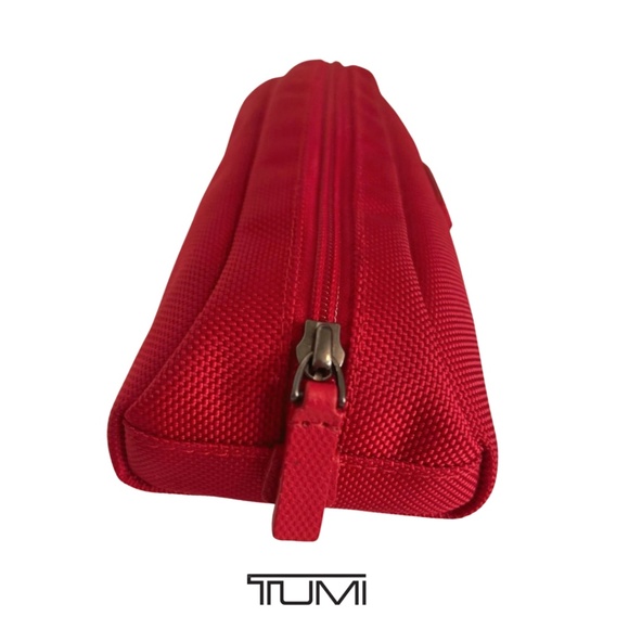 TUMI ELECTRONIC CORD POUCH Red (ALPHA LINE) - Picture 1 of 2